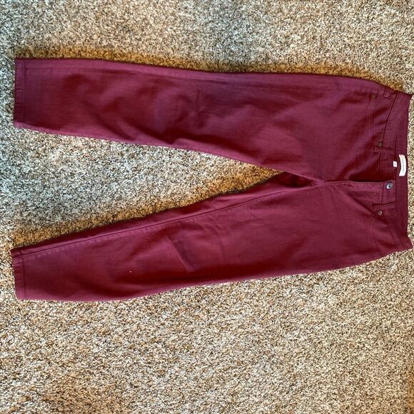 NWOT Lila Ryan Red Bootleg Business Casual Jean Size 29/ US 8 - Picture 11 of 12